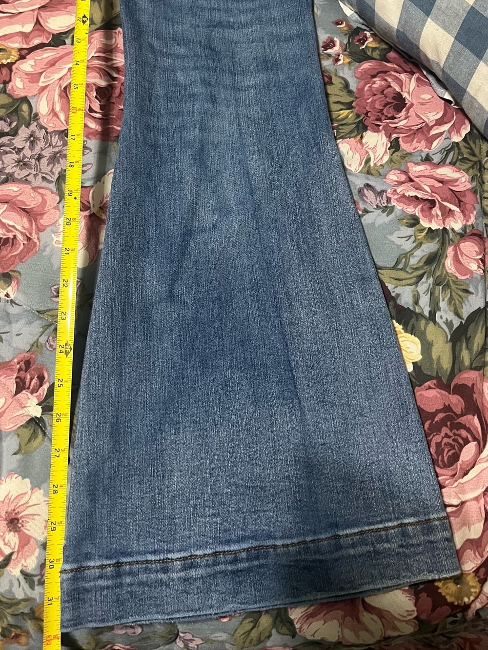 Judy Blue Blue High-Rise Button-Front Denim Overalls SZ L - Picture 13 of 13